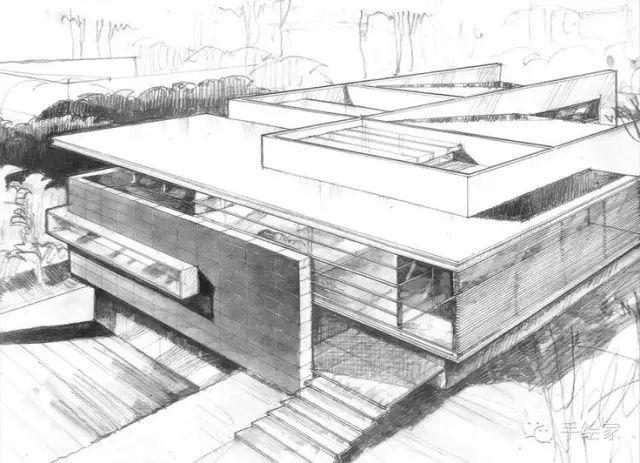 百年经典建筑设计手绘图 : 推荐一些很优秀的建筑手绘稿,时间跨度很大,有些是一百多年前的建筑手绘图,也有些是最近几年的手绘稿,但都是精品中的精品…