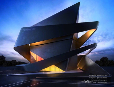 #建筑设计##设计美学# 部分为概念图via.arc… - 堆糖,美图壁纸兴趣社区
